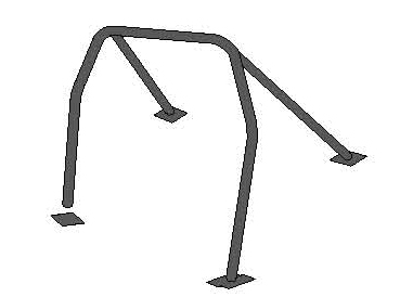 Cusco Safety 21 Roll Cage - 2 Passenger, 4P