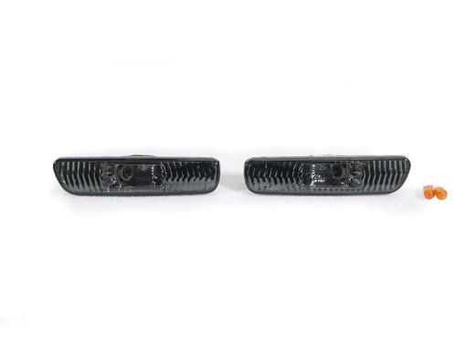 DEPO Clear Smoke Rear Bumper Side Marker Lights