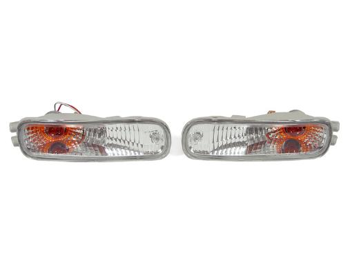 DEPO Clear Bumper Signal Lights
