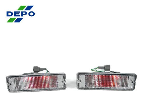 DEPO Clear Front Bumper Signal Lights