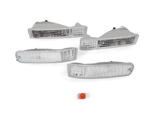 DEPO Crystal Clear 4 Piece Bumper Signal Lights Set
