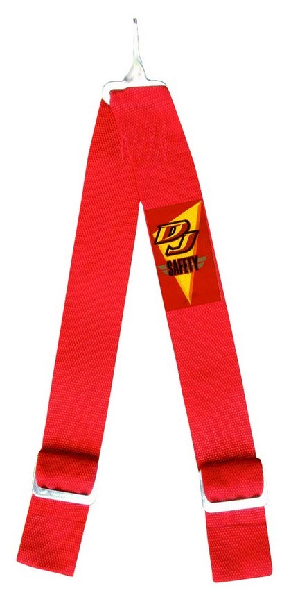 DJ Safety 6-Point Anti-Submarine Belt - Dual Bolt-In (Orange)