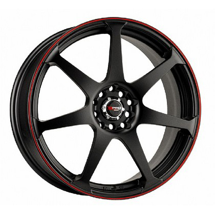 Drag DR33 Flat Black W/Red Stripe Full Painted