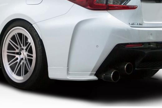 Duraflex Alpha Rear Lip Add On Spoilers - 2 Pieces