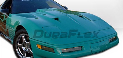 Duraflex Twin Turbo Fiberglass Hood
