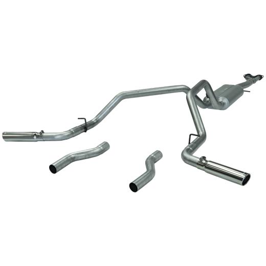 Flowmaster American Thunder Cat-Back Exhaust System - Dual Rear/Side Exit with 70 Series Big Block II Muffler