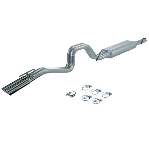 Flowmaster Cat-back System 409S-Dual Same Side Exit -American Thunder -Moderate/Aggressive