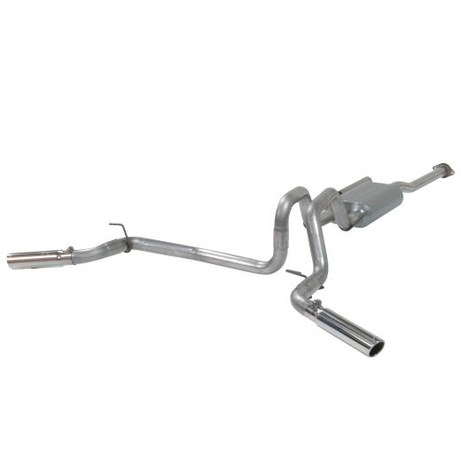 Flowmaster American Thunder Cat-Back Exhaust System - Dual Side Exit with Super 50 Series Muffler, 2.50