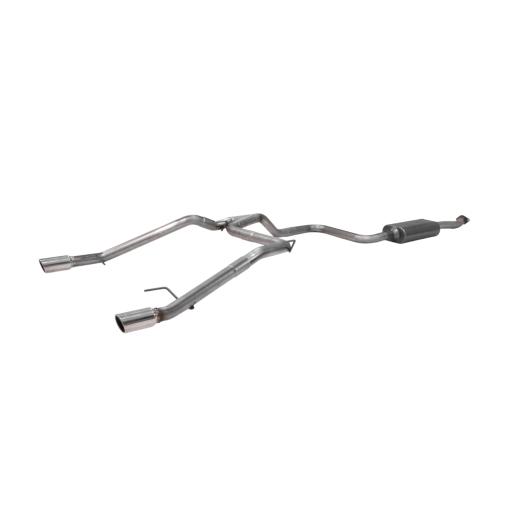 Flowmaster Cat-back System 409S - Dual Rear Exit - Force II - Mild/Moderate Sound