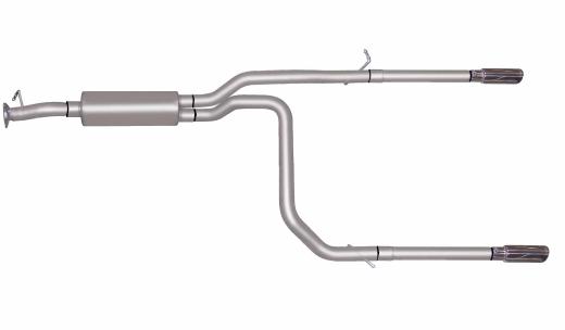 Gibson Exhaust Systems - Split Rear Style (Stainless Steel)