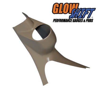Glowshift Single Pillar Pod with Cut Out for Grab Handle (Tan)