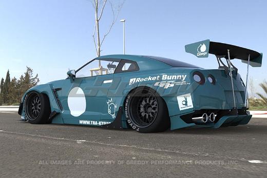 Rocket Bunny R35 V2 Rear Diffuser (Frp)