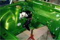 green engine bay