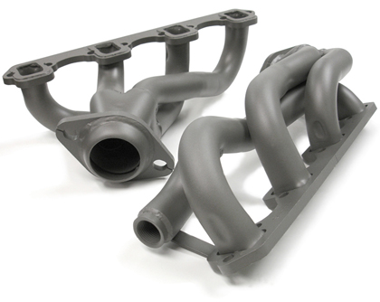 JBA Silver Ceramic Coated Shorty Header
