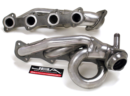JBA Silver Ceramic Coated Shorty Header