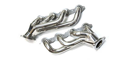 JBA Silver Ceramic Coated Shorty Header