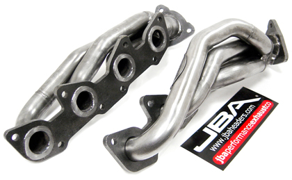 JBA Silver Ceramic Coated Shorty Header