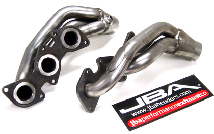 JBA Silver Ceramic Coated Shorty Header