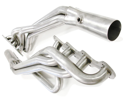 JBA Silver Ceramic Coated Long Tube Header