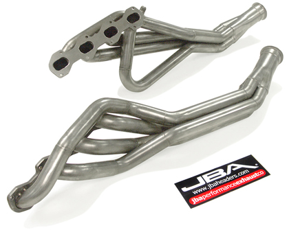 JBA Silver Ceramic Coated Long Tube Header