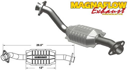 High flow catalytic converter for ford ranger #5
