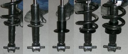 McGaughys Air/Auto Leveling Factory Shock - Front (Either Side)
