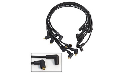 MSD Ignition Spark Plug Wire Set - w/Socket Distributor Cap - 32 mm Silicone/Synthetic Jacket Resists Heat
