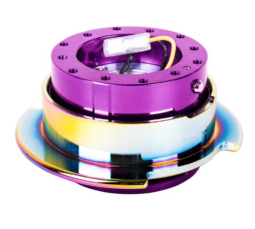 NRG Innovations Gen 2.5 Quick Release Kit w/ Interchangeable Ring (Purple Body/Purple Ring)