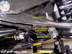 Anti roll bar drop link ford focus #8