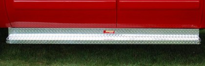 Owens Commercial Running Boards (Diamond Tread With Stone Guard) Standard Cab 250/350 