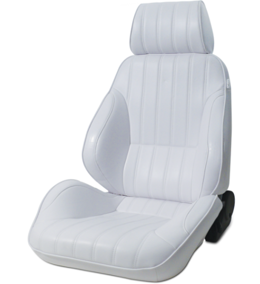 Procar Racing Seat - Rally Series 1000, White Vinyl (Left)