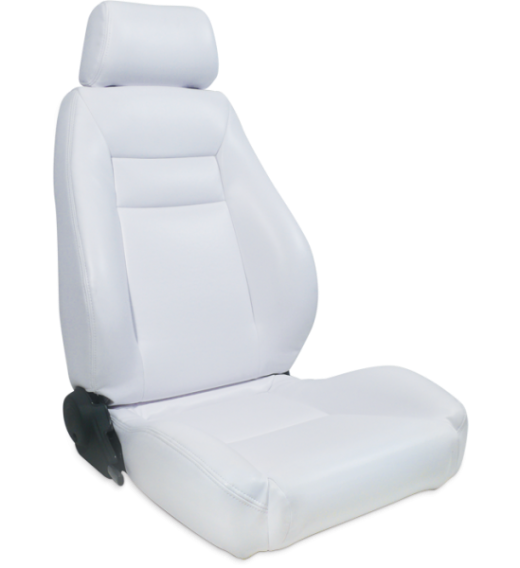 Procar Racing Seat - Elite Series 1100, White Vinyl (Right)
