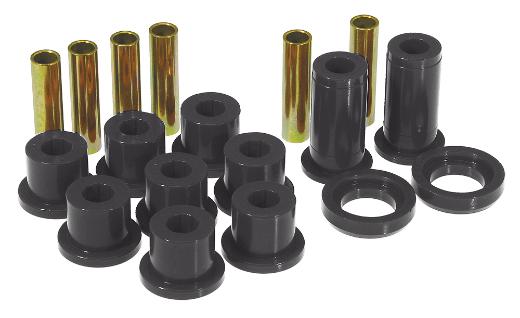 Prothane Leaf Spring Bushings - Rear Spring Eye and Shackle (Black)