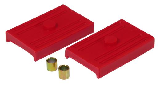 Prothane Rear Spring Pads - Multi Leaf - Red