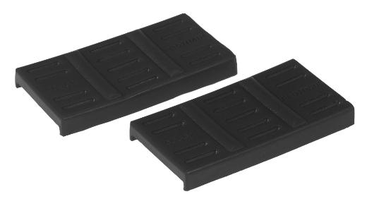 Prothane Rear Upper Spring Pads - Mono Leaf - Black