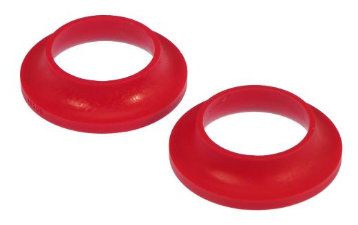 Prothane Coil Spring Bushings - Rear Uppers Coil Spring Isolaters (Red)