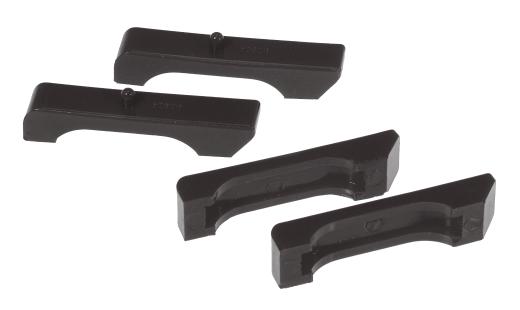 Prothane Radiator Isolators - Small Block - Black