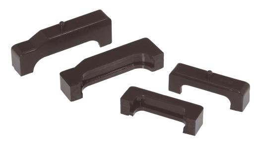 Prothane Radiator Isolators - Small Block - Black