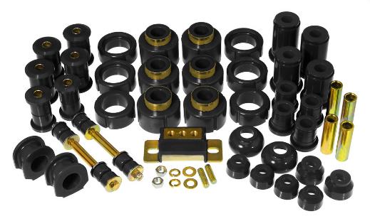 Prothane Total Front/Rear Bushings Kit - Black