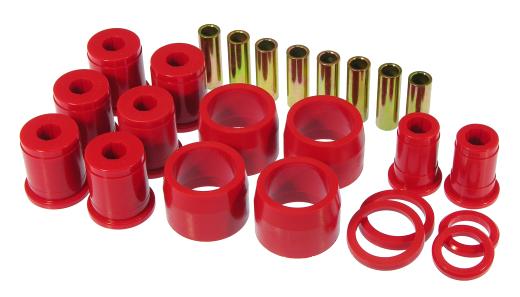 Prothane Rear Control Arm Bushings - Two Upper Arms - Red
