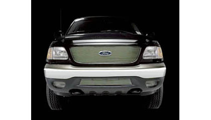 Putco Bolt-Over Grilles - Shadow w/ Logo Cut Out