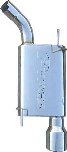 Pypes 2.5” 409 Stainless Single-Side Axle-Back System