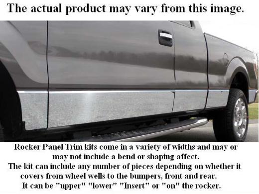 QAA Lower Rocker Panel Trims with Flares (3 1/4