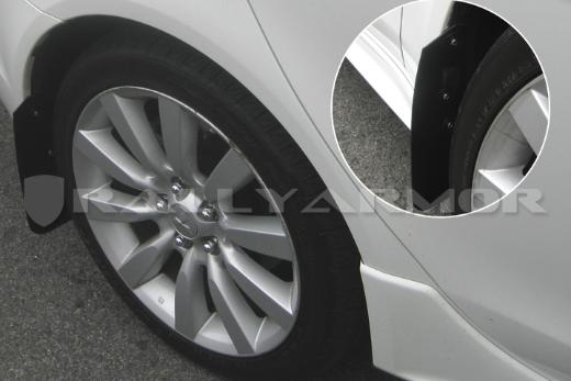 Rally Armor Mud Flaps - Black/Black Logo