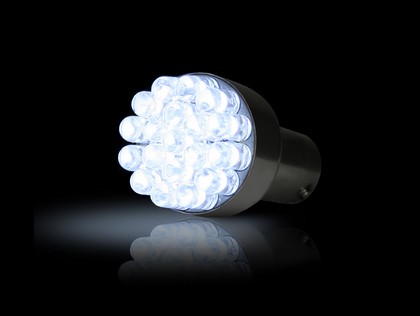 Recon 1157 (19 L.E.D.s on each bulb) Unidirectional L.E.D. Bulb - WHITE