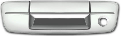 Restyling Ideas Tailgate Handle Cover with Keyhole - ABS Chrome