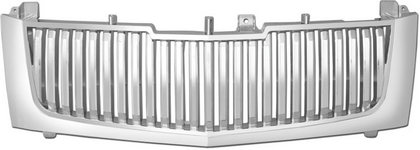 Restyling Ideas Replacement Grille - Vertical Bar Style, ABS Chrome
