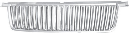 Restyling Ideas Replacement Grille - Vertical Bar Style, ABS Chrome