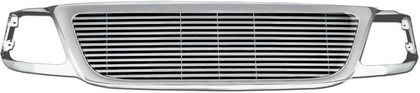 Restyling Ideas Replacement Grille - Billet Style, ABS Chrome