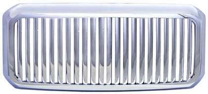 Restyling Ideas Replacement Grille - Vertical Bar Style, ABS Chrome